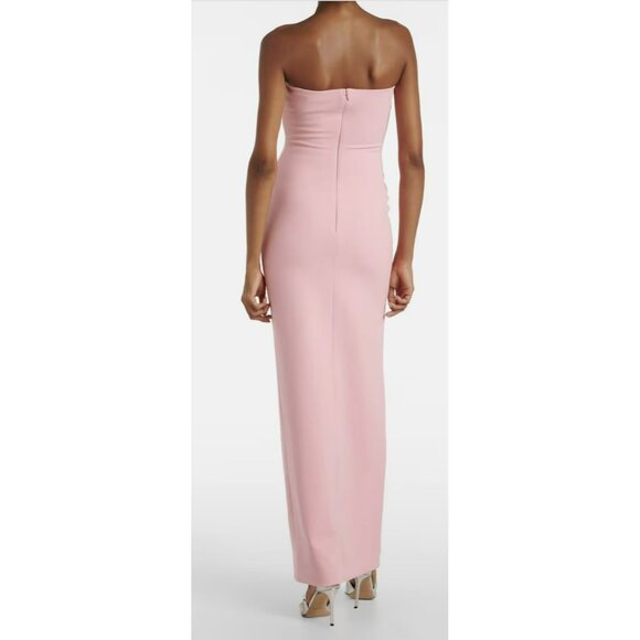 Solace London Strapless Pink Maxi Dress Size 4 Formal Gown NWT - Picture 2 of 7